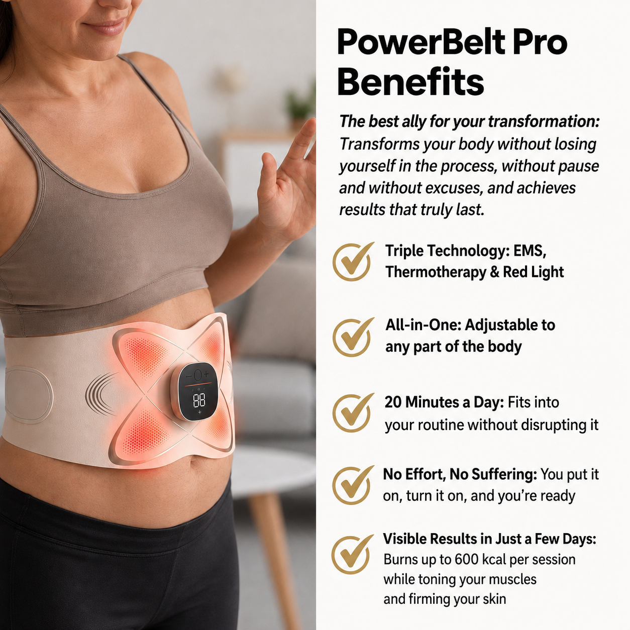 Power Belt Pro Femme